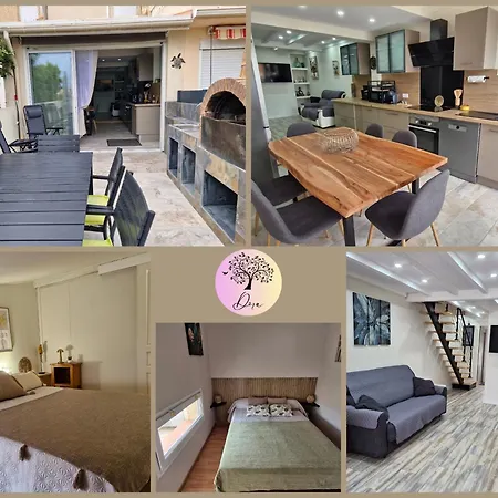 Nouveau ! Maison Dora 4-6 Pers à St Pierre La Proche De La Et De Toutes Commodités à Pied Hébergement de vacances Saint-Pierre-la-Mer (Aude)